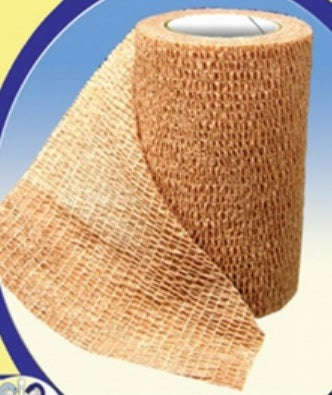 DJO Brace Yourself for Action Cohesive Bandage 2 Inch X 5 Yard Standard Compression Self-adherent Closure Beige NonSterile - 99390