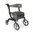 drive Nitro - 4 Wheel Rollator Black Adjustable Height / Folding Aluminum Frame - RTL10266BK