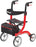 Drive Medical Nitro 4 Wheel Rollator White Adjustable Height Aluminum Frame - RTL10266WT