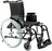 drive Cougar - Lightweight Wheelchair Dual Axle Desk Length Arm Swing-Away Footrest Black Upholstery 18 Inch Seat Width Adult 250 lbs. Weight Capacity - AK518ADA-ASF