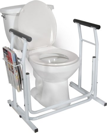 Drive Medical Toilet Safety Rail White - RTL12079