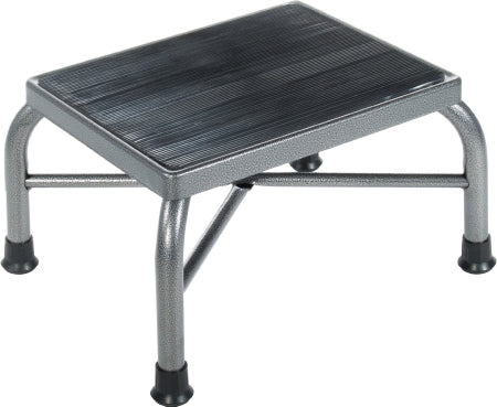 Drive Medical Step Stool Bariatric 1-Step Steel 9 Inch - 13037-1SV