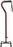 Drive Medical Drive Small Base Quad Cane drive Aluminum 30 to 39 Inch Height Black - 10378BK-6