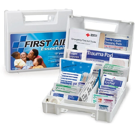 Acme United First Aid Kit White Plastic Case - FAO-120