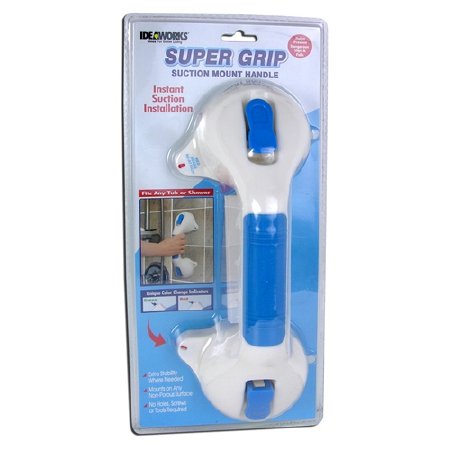Jobar International Jobar International Suction-Cup Grab Bar White / Blue - RET4776