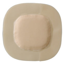 Coloplast Biatain Super Hydrocapillary Adhesive Dressing 5 X 5 Inch Film / Hydrocolloid Square Tan Sterile - 46120