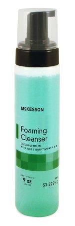 McKesson McKesson Rinse-Free Body Wash Foaming 9 oz. Pump Bottle Cucumber Melon Scent - 53-22952-9