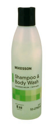McKesson McKesson Shampoo and Body Wash 8 oz. Squeeze Bottle Cucumber Melon Scent - 53-27903-8