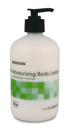 McKesson McKesson Hand and Body Moisturizer 18 oz. Pump Bottle Cucumber Melon Scent Lotion - 53-28007-18