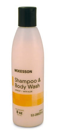 McKesson McKesson Shampoo and Body Wash 8 oz. Squeeze Bottle Apricot Scent - 53-28023-8