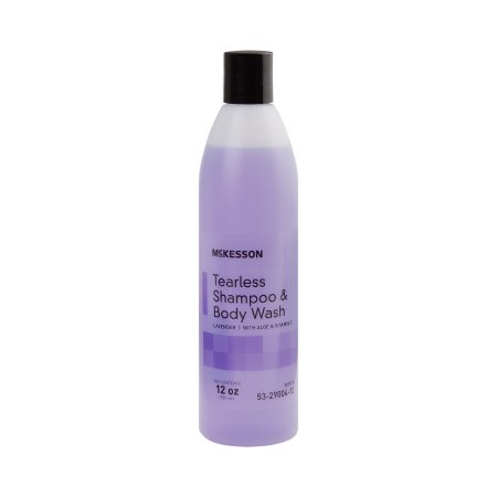 McKesson - Tearless Shampoo and Body Wash 12 oz. Flip Top Bottle Lavender Scent - 53-29004-12