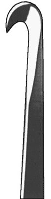 Sklar - Hook Knife Stainless Steel Knurled Handle NonSterile Reusable - 45-6054