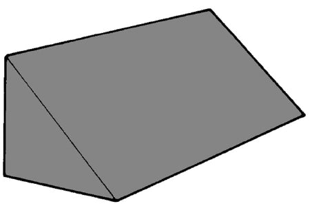Tidi Products Positioning Wedge 7 X 7 X 14 Inch Scancoat - 144-SCB