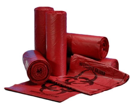 Colonial Bag Corporation Colonial Bag Infectious Waste Bag 40 - 45 gal. Red HDPE 40 X 48 Inch - HDR404817