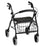 Nova Ortho-Med Cruiser Deluxe 4 Wheel Rollator Black Aluminum Frame 32 Inch (Folded) - 4202BK