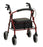 Nova Ortho-Med Zoom 20 4 Wheel Rollator Red Aluminum Frame 18 Inch - 4220RD