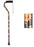 Nova - Offset Cane Aluminum 30 to 39 Inch Height Celestial Print - 2091