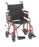 Nova Ortho-Med Transport Chair Aluminum Frame 300 lbs. Weight Capacity Desk Length / Padded / Removable / Reversible Arm Red - 349R