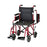 Nova Ortho-Med - Transport Chair Aluminum Frame 300 lbs. Weight Capacity Desk Length / Padded / Removable / Reversible Arm Red Upholstery - 349R