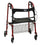 Nova Ortho-Med Cruiser De-Light 4 Wheel Rollator Red Folding Aluminum Frame - 4010RD