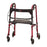 Cruiser De-Light - 4 Wheel Rollator Red Adjustable Height / Folding Aluminum Frame - 4010RD