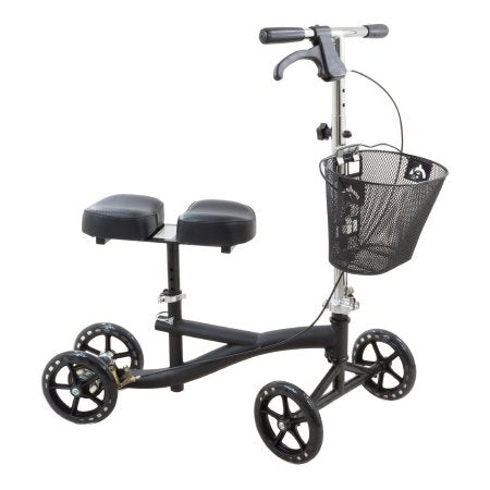 Roscoe - Knee Scooter 350 lbs. Weight Capacity Black - ROS-KSB