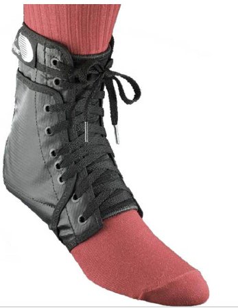 Swede-O Ankle Lok - Ankle Brace X-Large Lace-Up Male 13 to 14-1/2 / Female 14 to 15-1/2 Left or Right Foot - AKL-6331-BK-1XL-R
