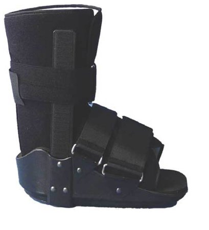 Swede-O - Walker Boot Large Hook and Loop Closure Male 11 to 13 / Female 12 to 14 Left or Right Foot - UTL-1130-BK-LRG