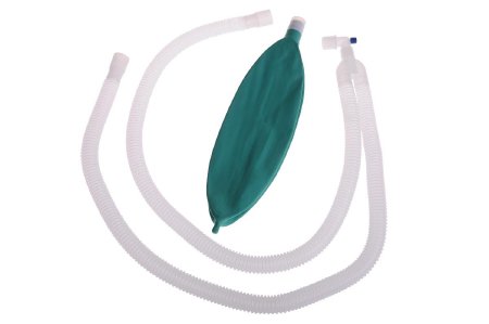 Medline - Anesthesia Breathing Circuit Corrugated Tube 60 Inch Tube Dual Limb Adult 3 Liter Bag Single Patient Use - DYNJAA6006