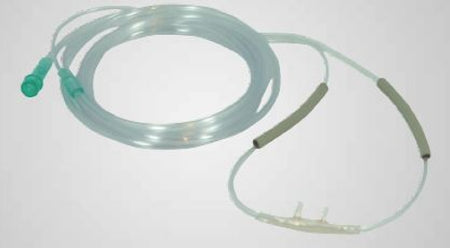 Vyaire Medical AirLife Nasal Cannula with Ear Cushions Continuous Flow Adult Curved Prong / Non-flared Tip - FM2600
