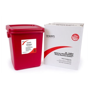 Sharps Compliance Sharps Recovery System Mailback Sharps Container 28 Gallon Red - 12800
