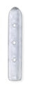Key Surgical Instrument Tip Protecting Cap 0.125 X 1 Inch, Clear, Round Shape, With Vents - 38050
