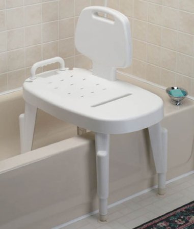 Maddak Maddak Bath Transfer Bench 16 to 21 Inch Height Range 16 to 21 Inch Height Range 350 lbs. Weight Capacity Removable Arm Rail - 727142501