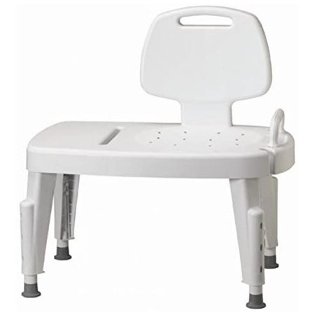 Maddak - Bath Transfer Bench Removable Arm Rail 16 to 21 Inch Seat Height 350 lbs. Weight Capacity - 727142501