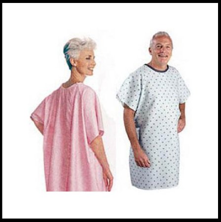 Snap Wrap - Patient Exam Gown One Size Fits Most Garden Print Reusable - 500LPG