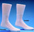 Salk Inc HealthDri Diabetic Socks Calf High Size 10-13 White Closed Toe - 3755/D-1PK