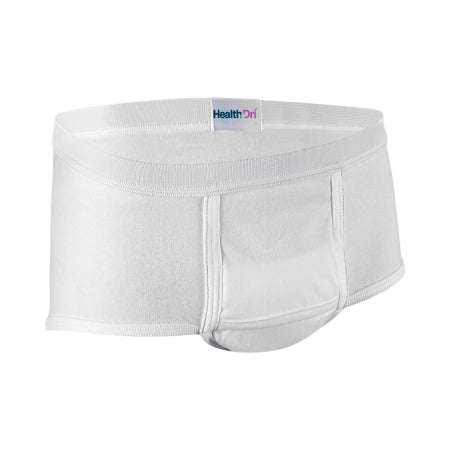 HealthDri - Male Adult Absorbent Underwear Pull On Medium Reusable Moderate Absorbency - BM00M