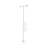 Stander - Security Pole with Curved Grab Bar Black Powder-Coated Steel - 1100-B