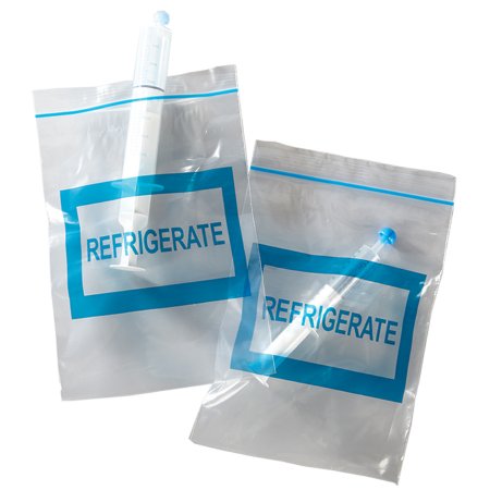 Health Care Logistics - Reclosable Refrigerate Bag 6 X 8 Inch Plastic Clear Zipper Closure - 9421