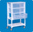 IPU - Mobile Cart Polypropylene 15.5 X 26.25 X 42 Inch, 7 X 15.5 X 19 Inch Drawer, 16 X 26 Inch Bottom Storage Shelf Three Large Supply Drawers - MRI-CNAC31