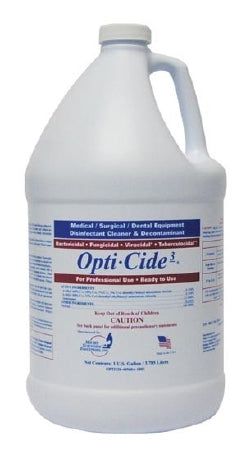 Micro Scientific Industries Opti-Cide3 RI Surface Disinfectant Cleaner Alcohol Based Liquid 1 gal. Jug Alcohol Scent - OPTI128RI
