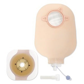 Hollister Urostomy Kit Two-Piece System Up to 1-1/4 Inch Stoma Flat, Shape-to-fit - 19402