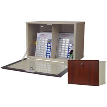 Harloff Medication Cabinet Wall Mount Wooden Laminate, Steel cabinet Slam Lock - WL2717-DC