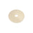 Saalfeld Redistribution Combo Hard Floor Burnishing Pad 17 Inch Cream Polyester / Natural Fiber - 402017