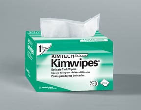 Kimberly Clark KIMTECH SCIENCE Kimwipes Delicate Task Wipe Light Duty White NonSterile 1 Ply Tissue 11-4/5 X 11-4/5 Inch Disposable - 34133