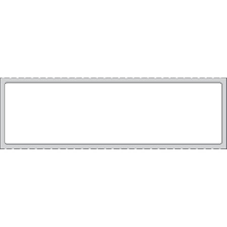 Precision Dynamics PDC Blank Label Printer Label Without Legend White 1 X 3-1/2 Inch - THERMT20