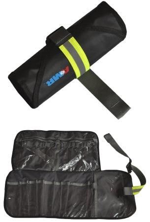 Med-Tech Resources Deluxe Medical Airway Roll-out Bag Black - TR-18142BK-AMR