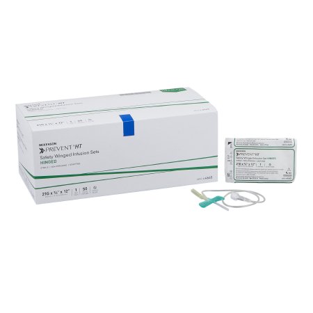 McKesson Prevent - Infusion Set 21 Gauge 3/4 Inch 12 Inch Tubing Without Port - 4665