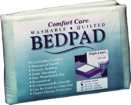 Comfort Concepts Underpad 17 X 24 Inch Reusable Polyester / Rayon Heavy Absorbency - 2417