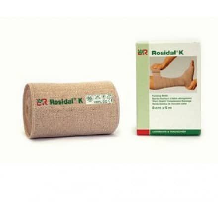Rosidal K - Compression Bandage 4 Inch X 5-1/2 Yard High Compression Clip Detached Closure Tan NonSterile - 081515154
